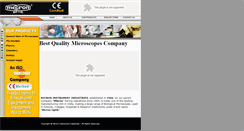 Desktop Screenshot of micronmicroscopes.com